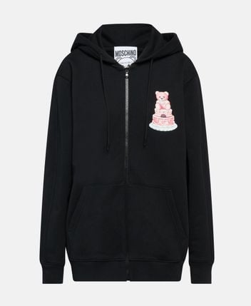 Hooded sweat jacket