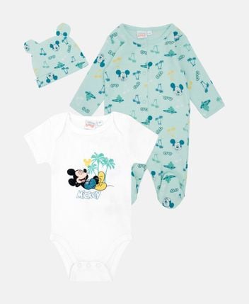 Body, romper suit & hat set