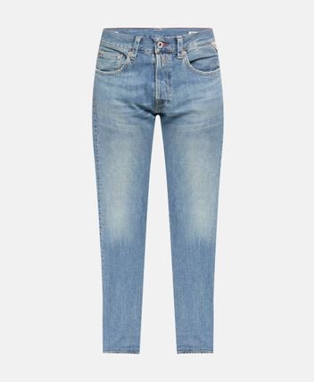 Straight-leg jeans