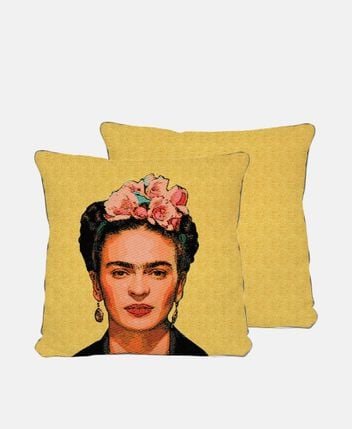 Cushion Frida Draw Yellow