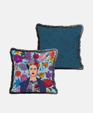 Cushion Velvet Fringe Cushion 45x45 (Mexican Vibes)