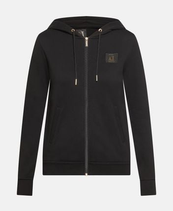 Hooded sweat jacket