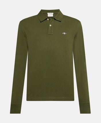 Long-sleeved polo shirt Shield