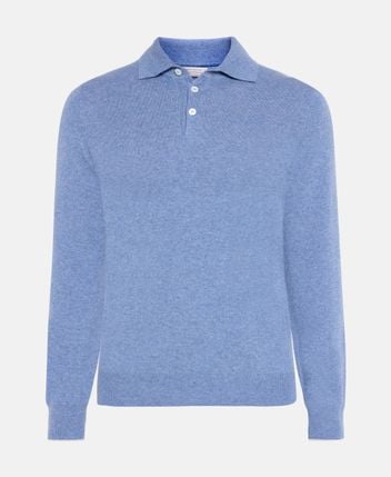 Knitted polo shirt