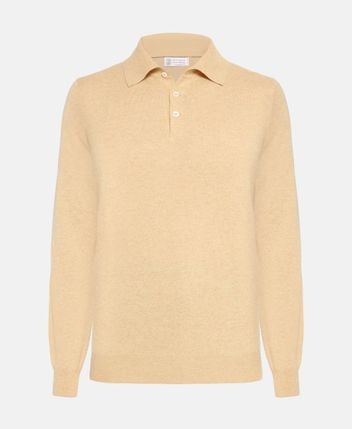Knitted polo shirt