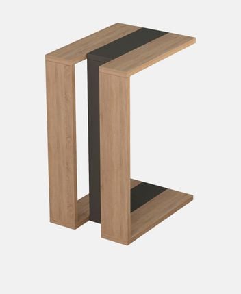 Side table Muju - Oak, Anthracite, Oak