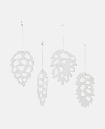 Tree ornament set 4pcs. Alba Cone Ornament