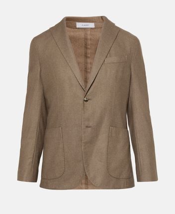 Wool-blend blazer