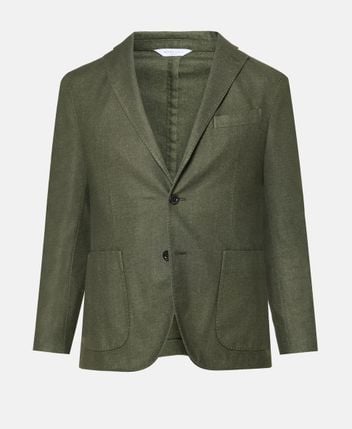 Wool-blend blazer