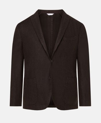 Wool-blend suit jacket