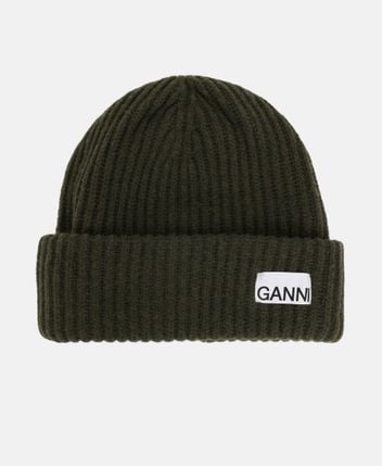 Wool-blend beanie