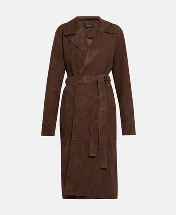 Leather coat
