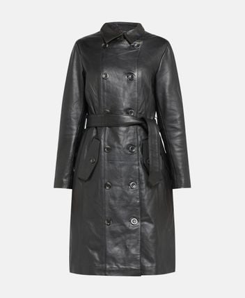 Leather coat
