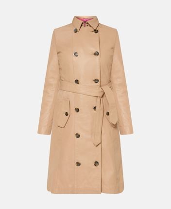 Leather coat
