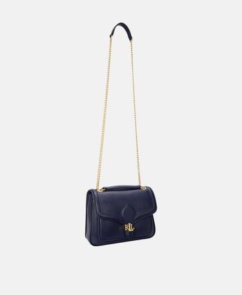 Leather shoulder bag