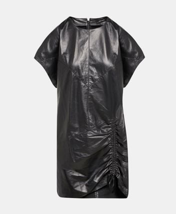 Leather dress