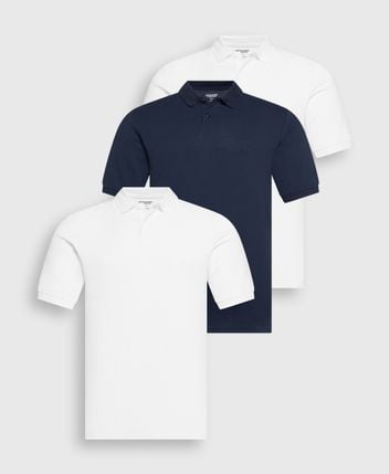 Polo shirts, pack of 3