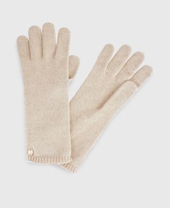 Knitted gloves Sparkling Mushrooms