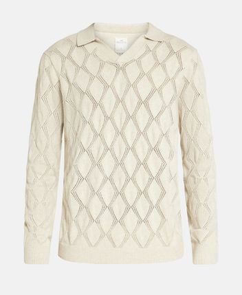 Knitted polo shirt