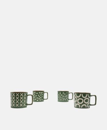 Mugs, set of 4