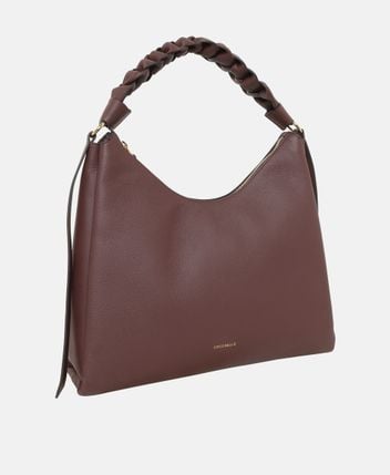Leather shoulder bag