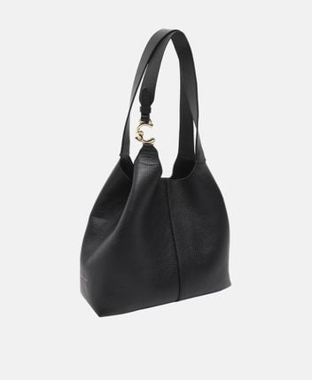 Leather shoulder bag C-Easy