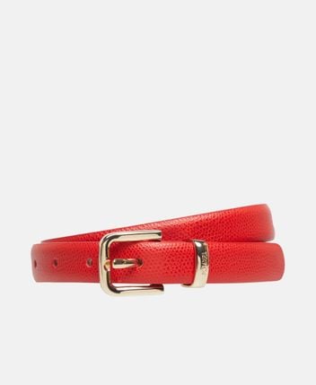 Leather belt
