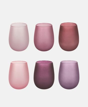 Water glasses, set of 6 Shades of