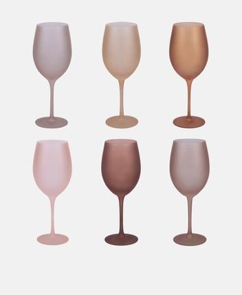 Wine glasses, set of 6 Shades of
