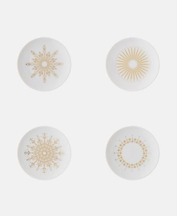 Large plates, set of 4 TAC Gropius Festive C. Stars