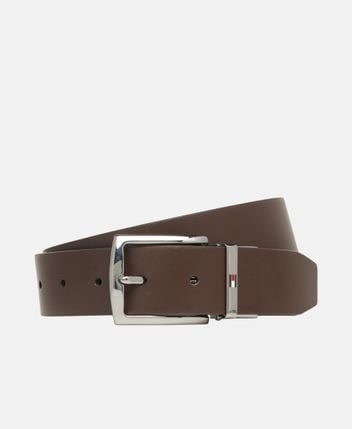 Reversible leather belt