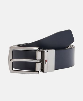 Reversible leather belt