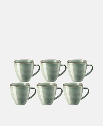 Mug, set of 6 Profi Casual Moss