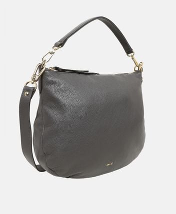 Leather shoulder bag