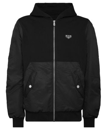 Hooded sweat jacket