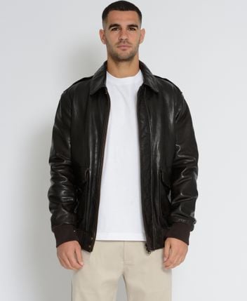 Traditional leather jacket