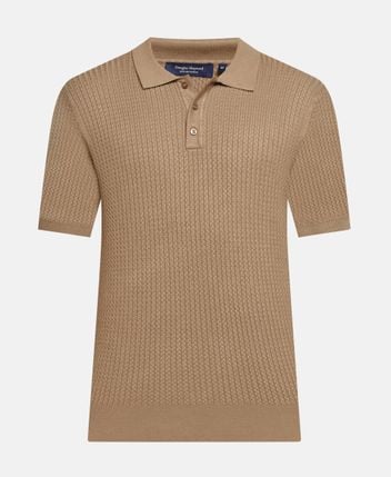 Knitted polo shirt