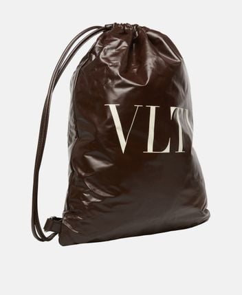 Leather backpack