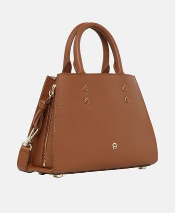 Leather handbag Vika