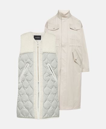 Double-layered coat
