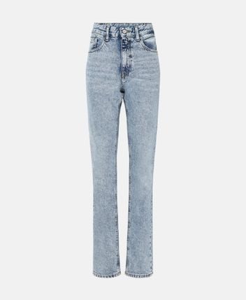 Straight-leg jeans
