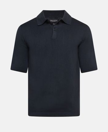 Knitted polo shirt