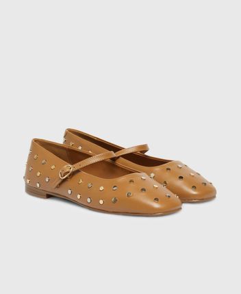 Ballerina flat with straps