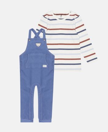 Shirt and dungarees set