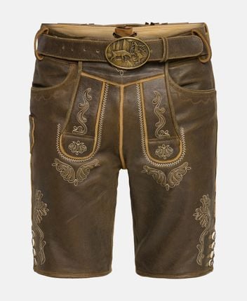 Traditional leather shorts
