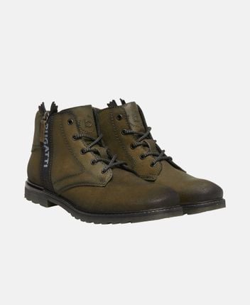Lace-up ankle boot