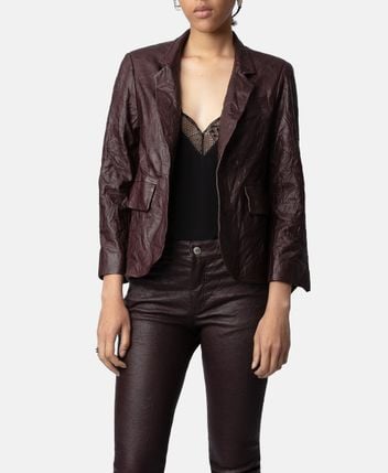 Leather jacket