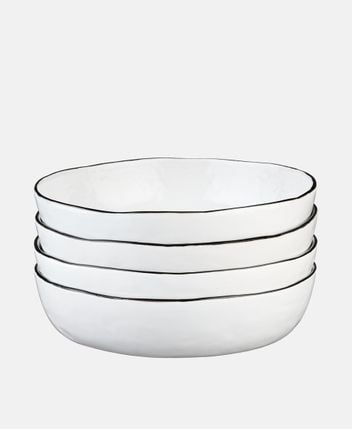 Soup plate set, 4pcs.