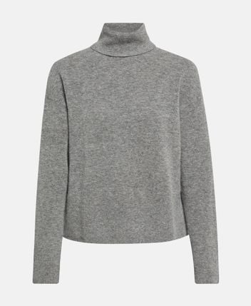 Wool-blend rollneck
