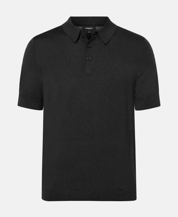 Knitted polo shirt